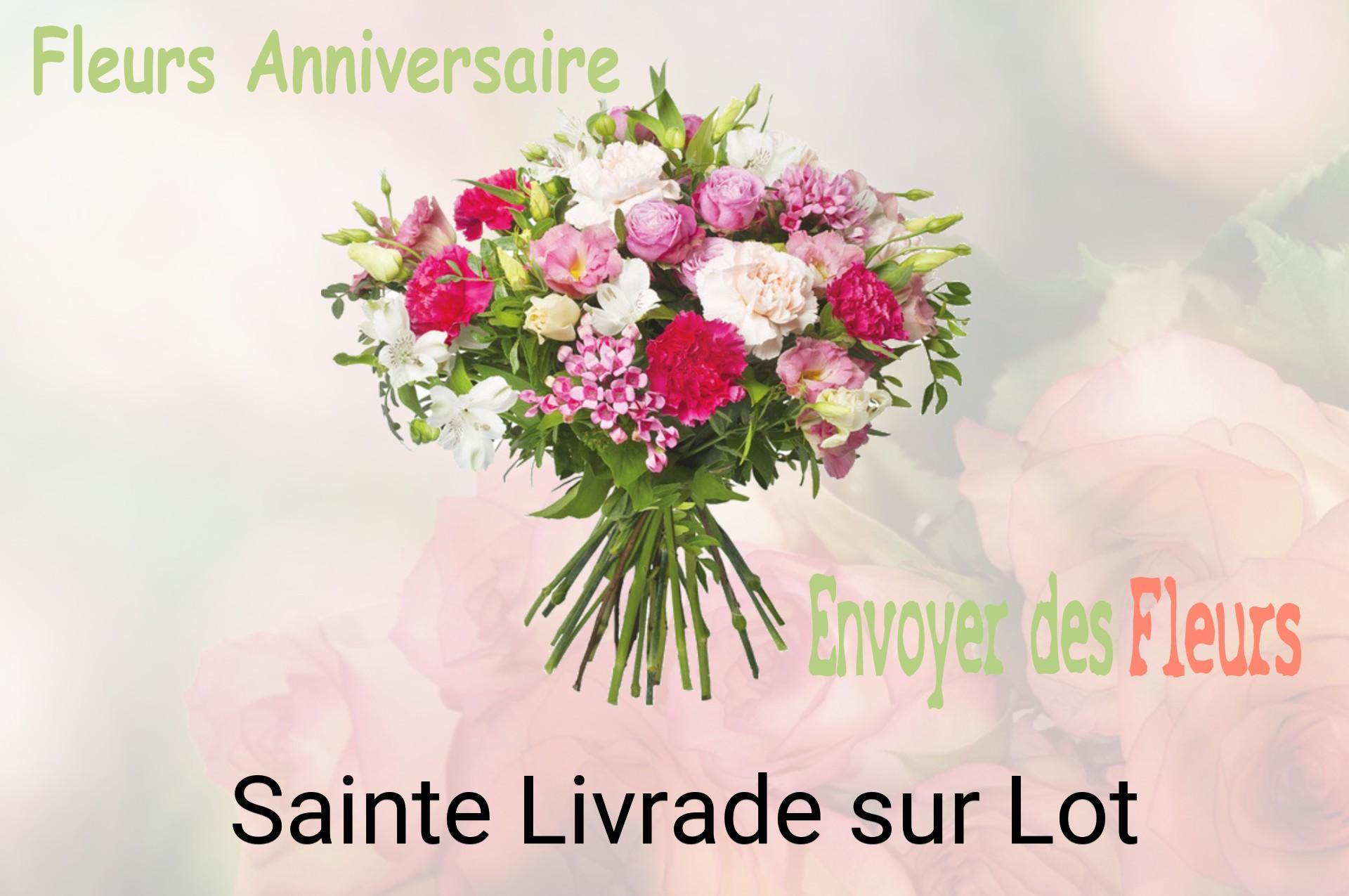 Bouquet de fleurs d’anniversaire livré à Sainte-Livrade-sur-Lot