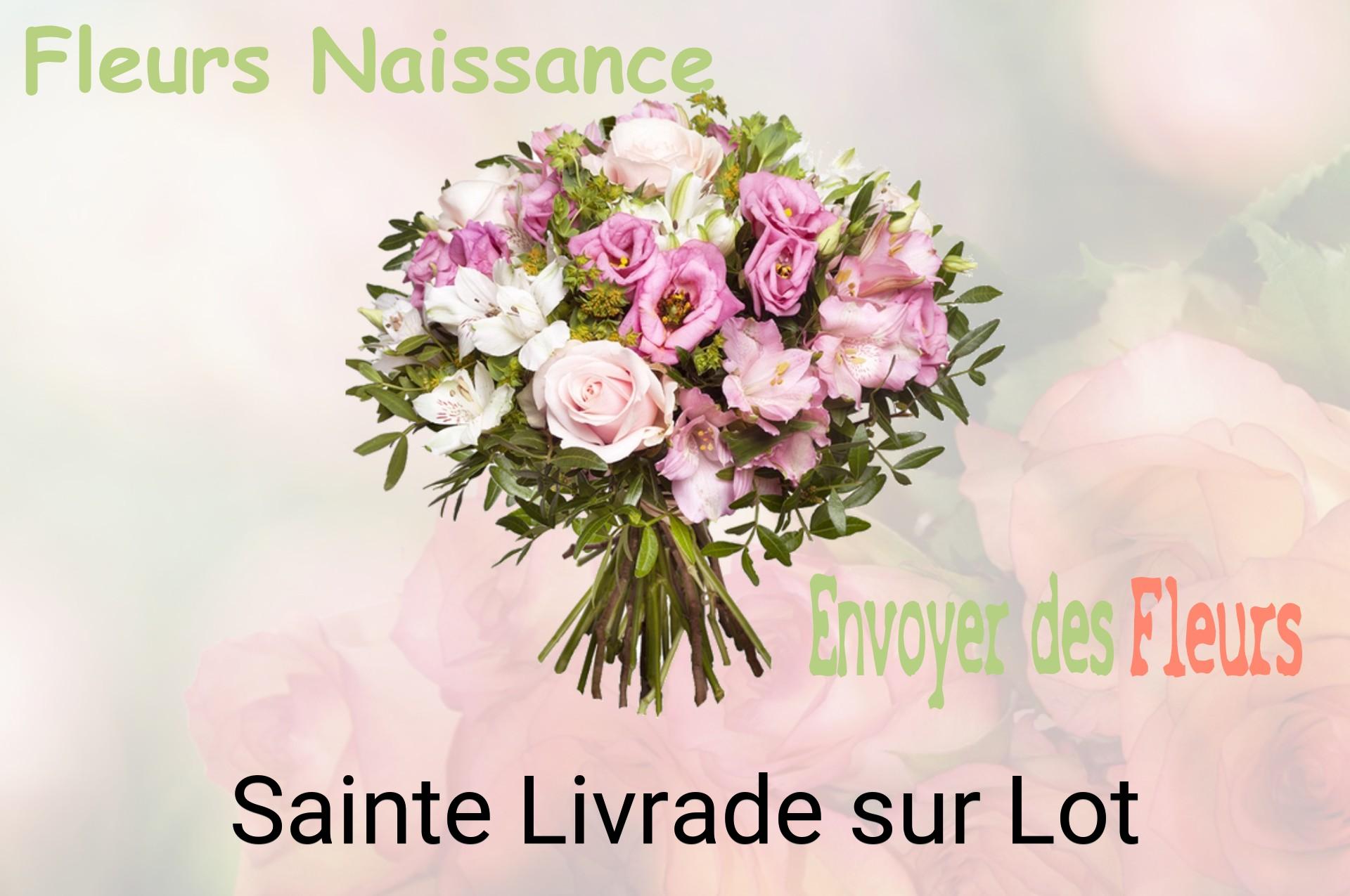 Bouquet de fleurs de naissance livré à Sainte-Livrade-sur-Lot